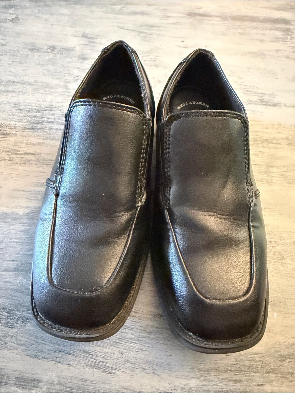 Boys  Black Slip-On Dress Loafers